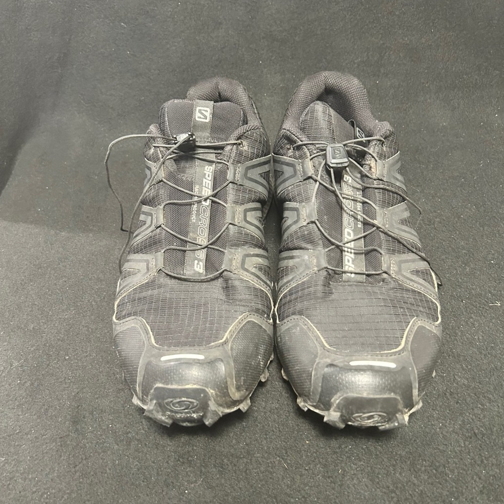Salomon Speedcross 3 Trail Running Shoes Mens 13 Black M&S Contagrip 410855